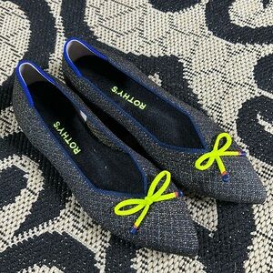 Rothy’s sparkle and neon points 8.5